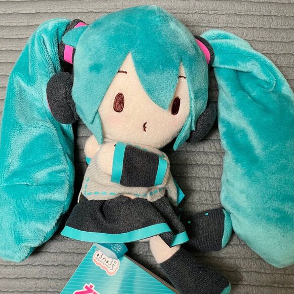 NWT SEGA Speciality DJ Cyber Hastune Miku Fluffy 8.5” Plushie by March 8th - Picture 3 of 5